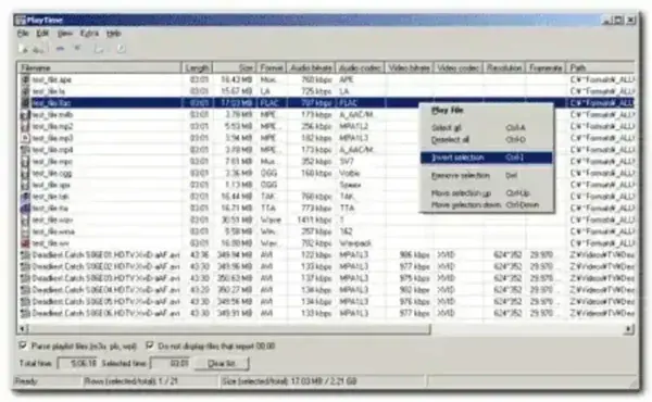 PlayTime - Audio Video Runtime Calculator