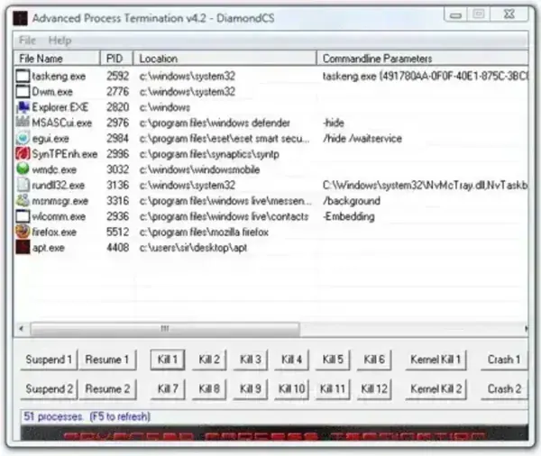 Advanced Process Termination