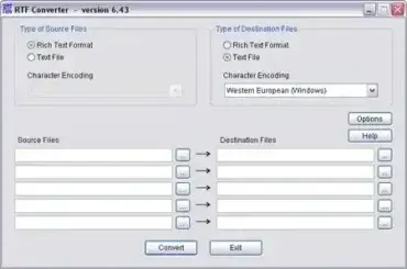 RTF Converter Screenshot