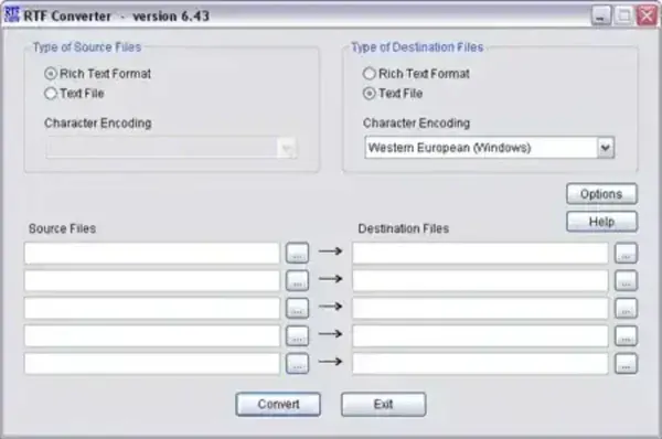 RTF Converter Screenshot