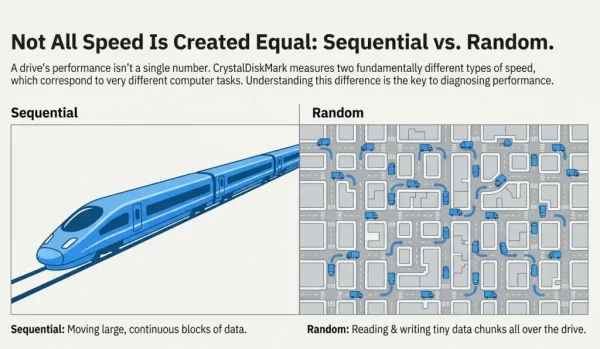 Random VS Sequential Speed Testing
