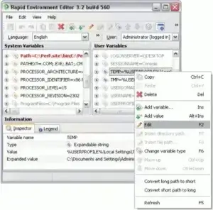 Rapid Environment Editor
