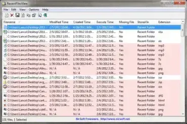 View Recently Opened Files - RecentFilesView 