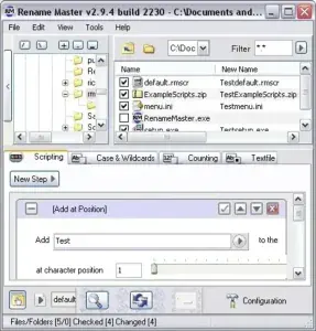 Renaming Many Files with Rename Master