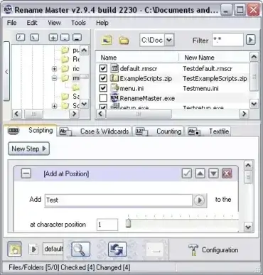 Renaming Many Files with Rename Master