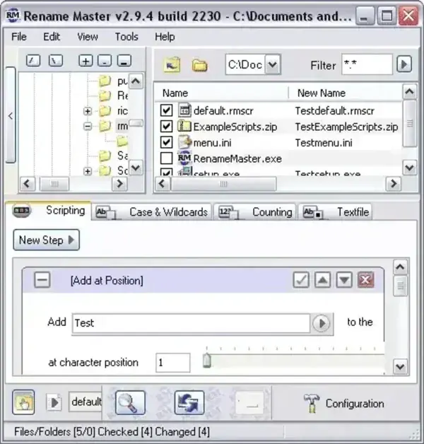 Renaming Many Files with Rename Master