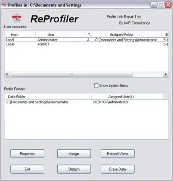 Reprofiler - View and Manage User Profiles
