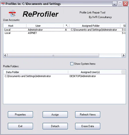 Reprofiler - View and Manage User Profiles