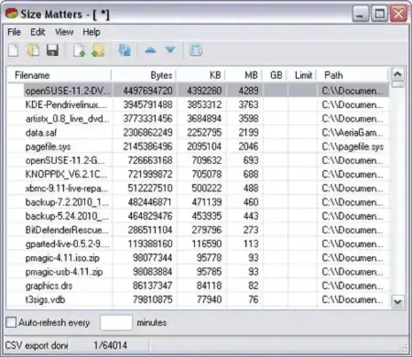 Size Matters - Check File Size