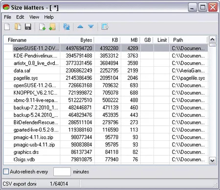 Size Matters - Check File Size