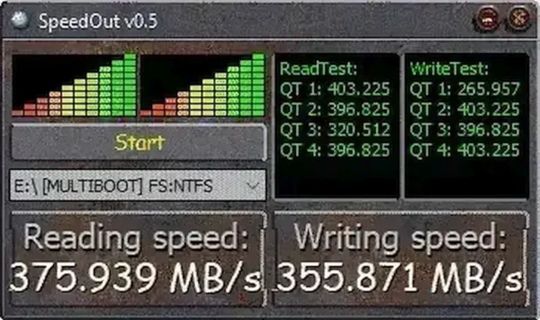 SpeedOut USB Speed Test - Benchmark Flash Drive