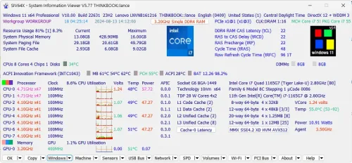 System Information Viewer - SIV