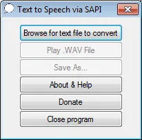 Free Text to Speech converter software