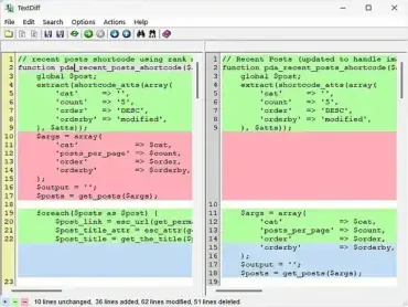 TextDiff Free File Comparison