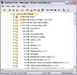 TreeSize Free - Sorting Largest Folders