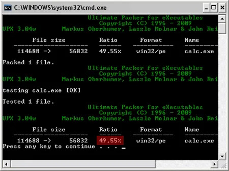 UPX EXE Compressor upx-exe-compressor
