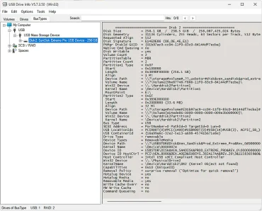 USB Drive Info Portable USB Analysis Tool