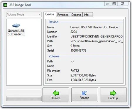 USB Image Tool