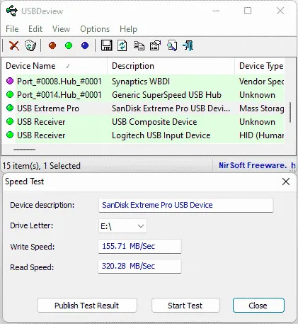 USB Speed Test