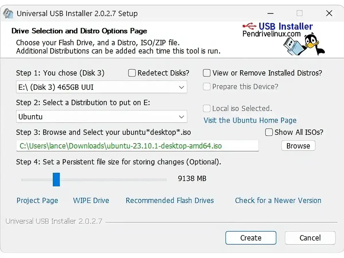 Universal USB Installer (UUI)