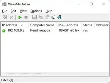 WakeMeOnLAN