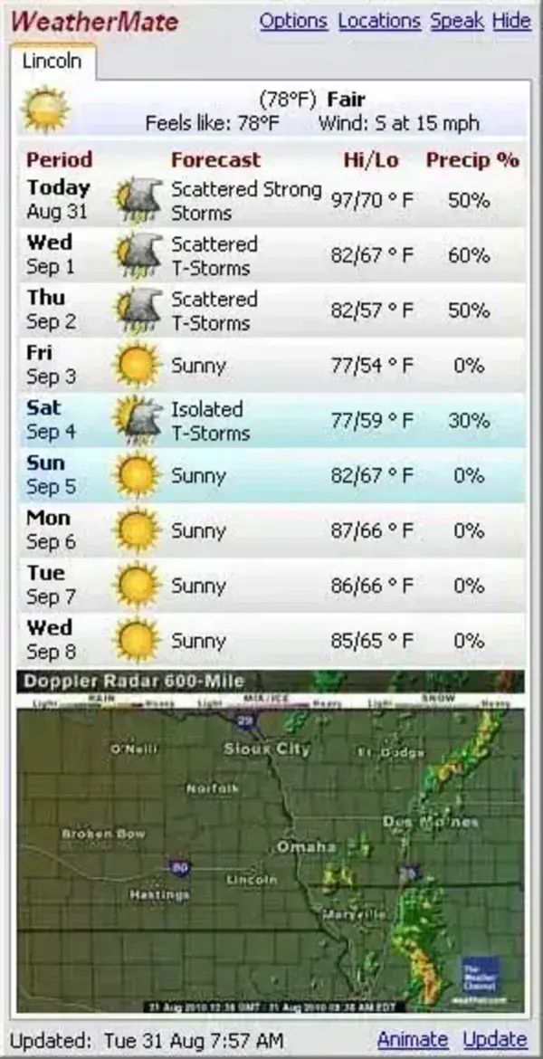 Portable Weather with WeatherMate