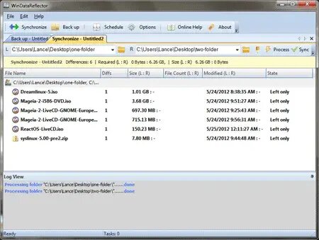 WinDataReflector - Free Synchronize and Backup Tool