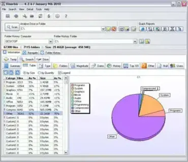 Xinorbis Disk Analyser