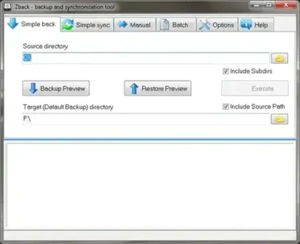 ZBack - Free Backup and Synchronization Software