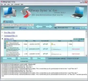Allway Sync n Go - Portable Backup and Syncronization Software