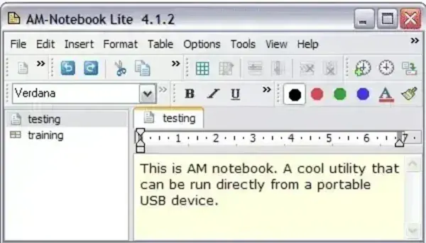 AM Notebook AM Notebook in action
