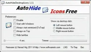 auto hide desktop icons