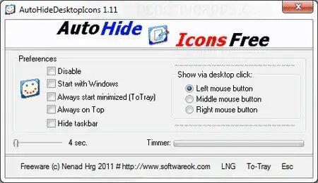 auto hide desktop icons