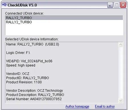 checkudisk USB Information Utility checkudisk USB Information Utility