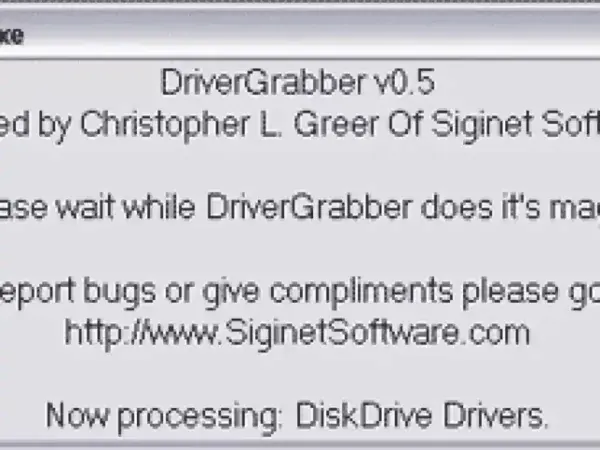 DriverGrabber - Backup Windows Drivers Easily