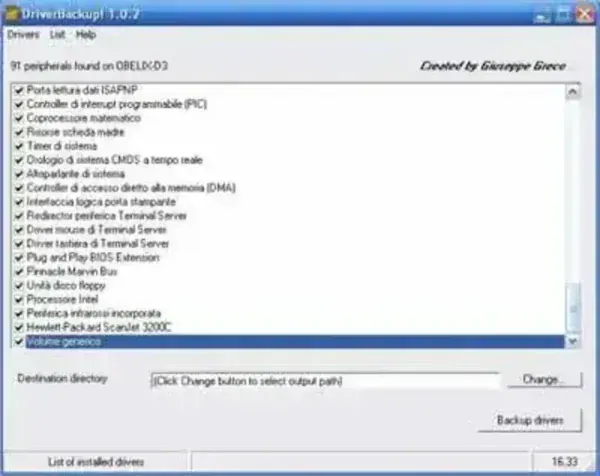 DriverBackup! - Free Portable Driver Backup Tool DriverBackup! Tool - Exporting Windows Drivers