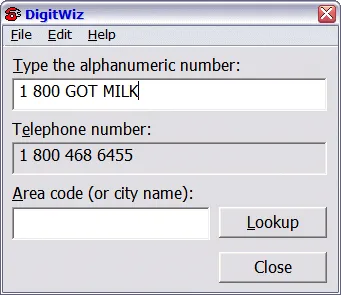 Name to Phone Number Converter - DigitWiz 