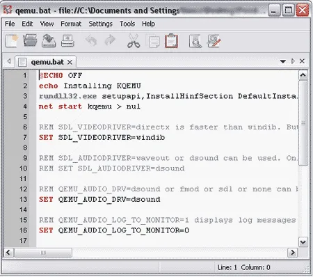 Editra Portable text and code editor