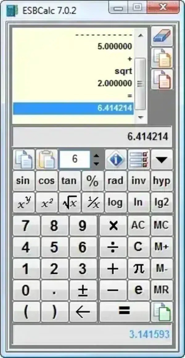 ESBCalc - Freeware Scientific Calculator ESBCalc - Scientific Calculator