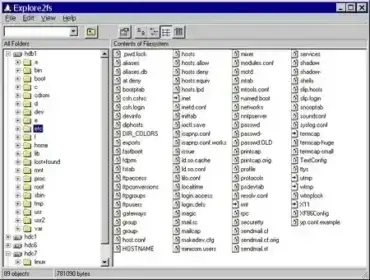 accessing linux files from windows with explore2fs
