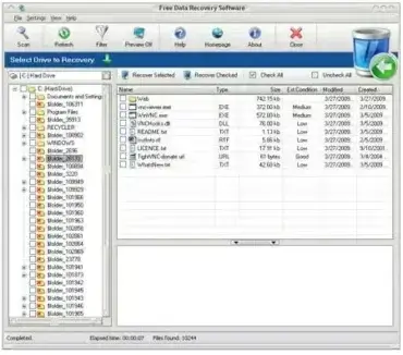 free-data-recovery-screenshot