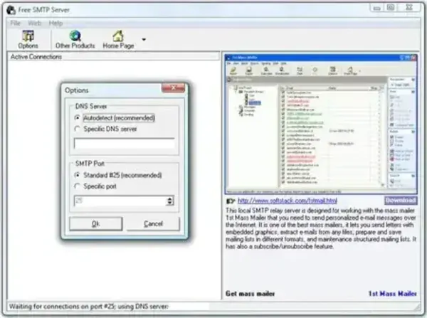 Free SMTP Server - Portable SMTP Server