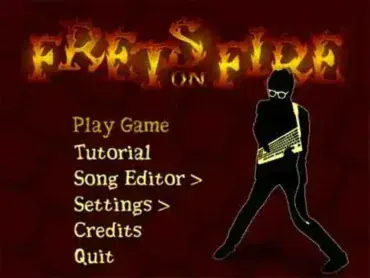 Game Menu Frets on Fire