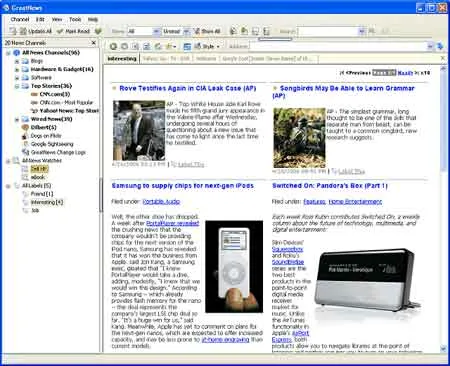 GreatNews RSS Reader Screenshot
