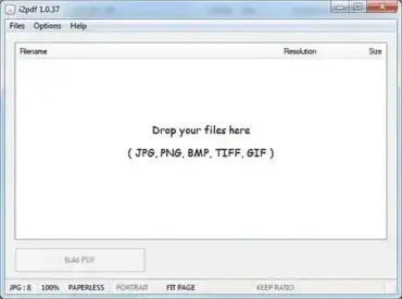 i2pdf - Image to PDF Converter