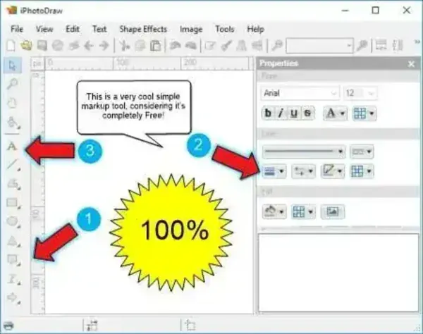 Best Free Image Annotation Tool - Portable iPhotoDraw