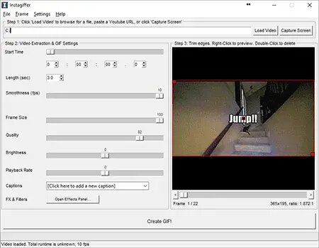 instagiffer animated gif creator