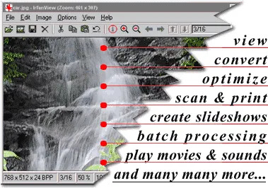 Free Image Viewer - IrfanView