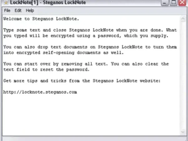 LockNote Screenshot