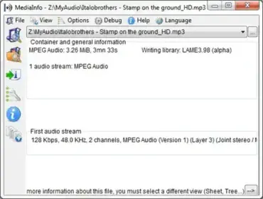 MediaInfo - Tag and Tech Info